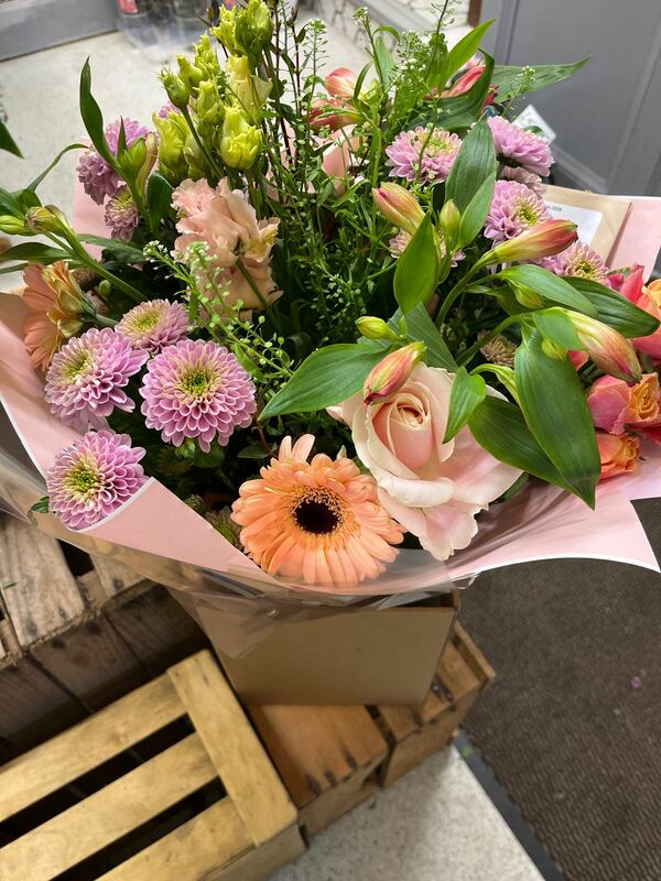 Flowers delivered to customer