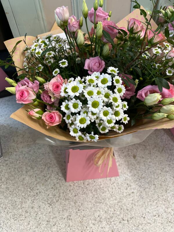 Flowers delivered to customer