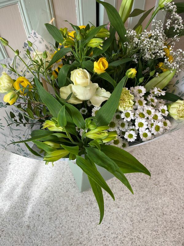 Flowers delivered to customer