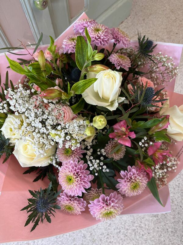 Flowers delivered to customer