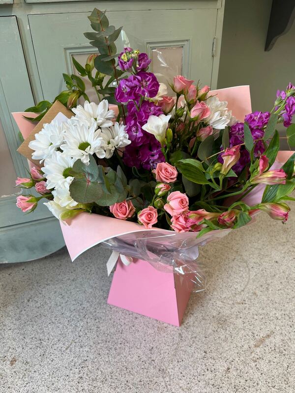Flowers delivered to customer
