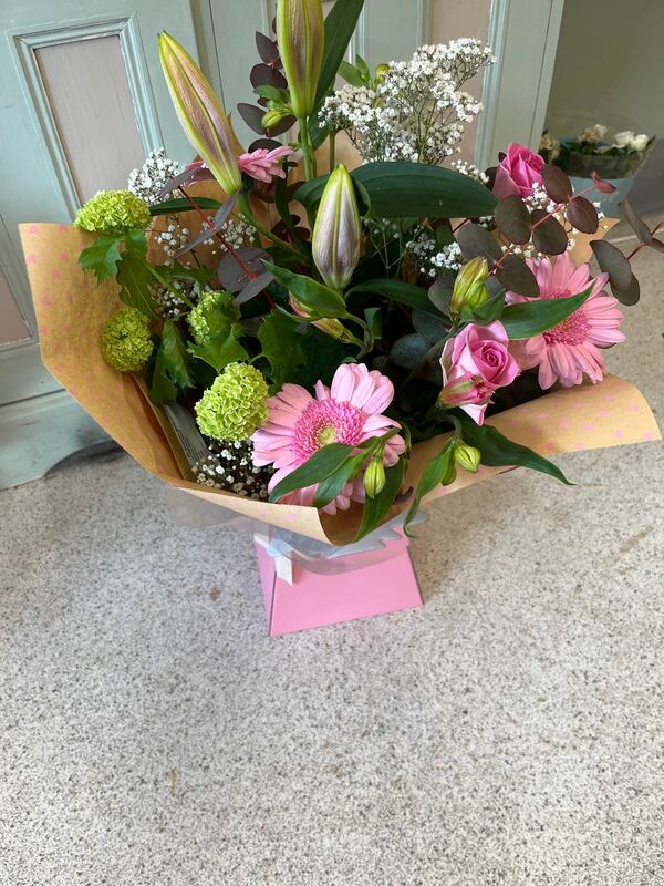 Flowers delivered to customer