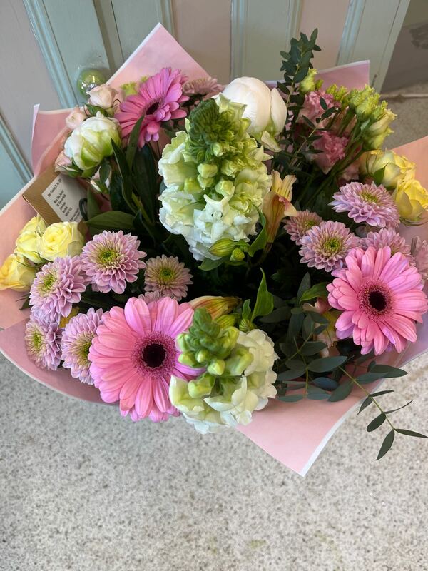 Flowers delivered to customer