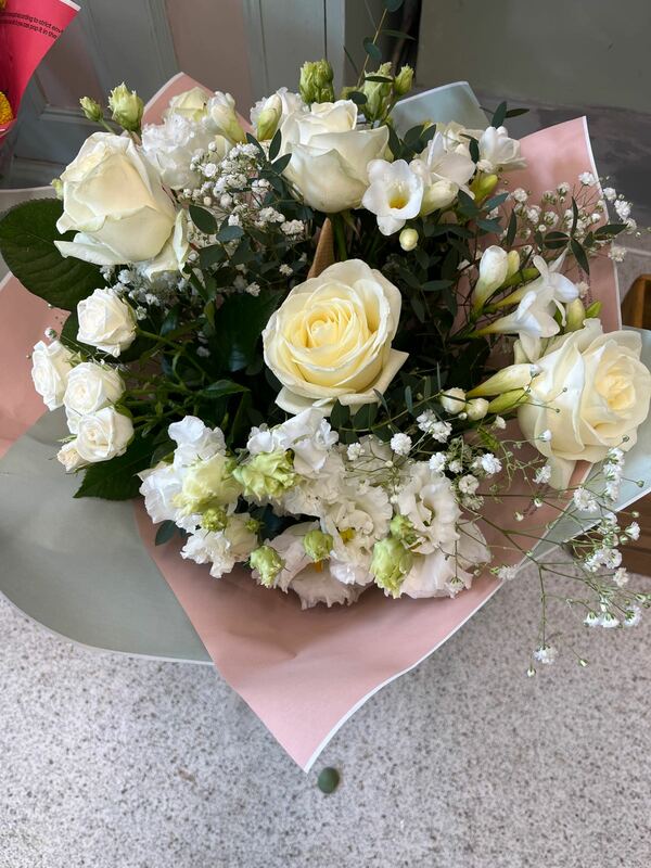 Flowers delivered to customer