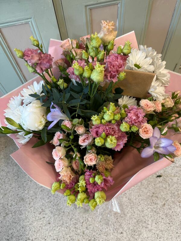 Flowers delivered to customer