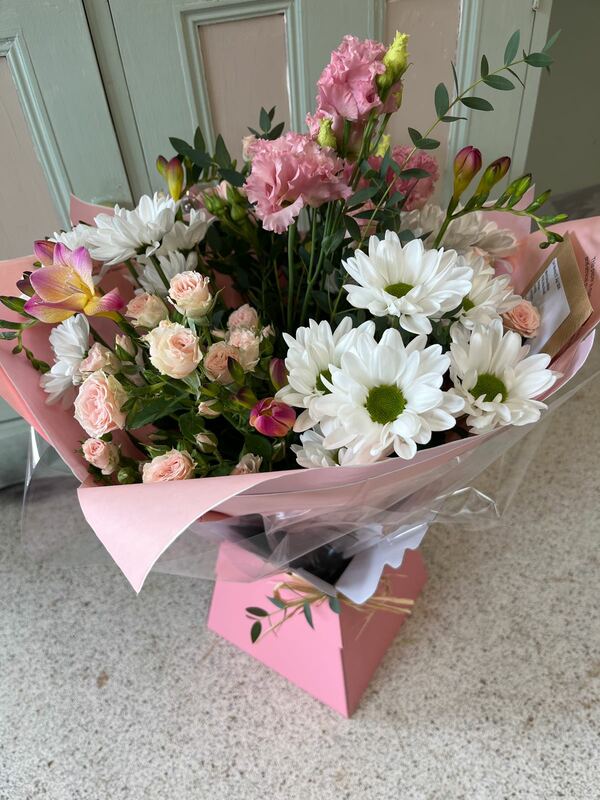 Flowers delivered to customer