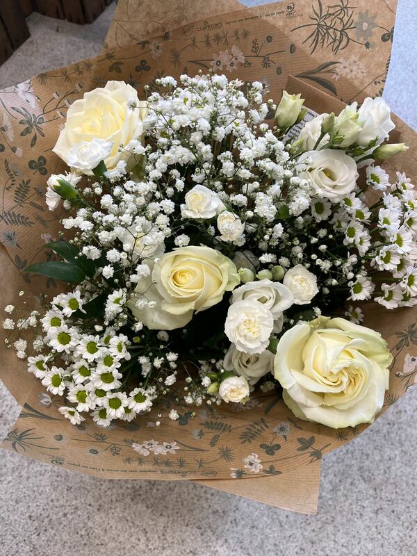 Flowers delivered to customer