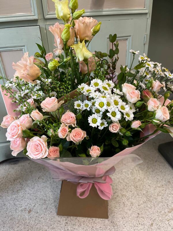 Flowers delivered to customer