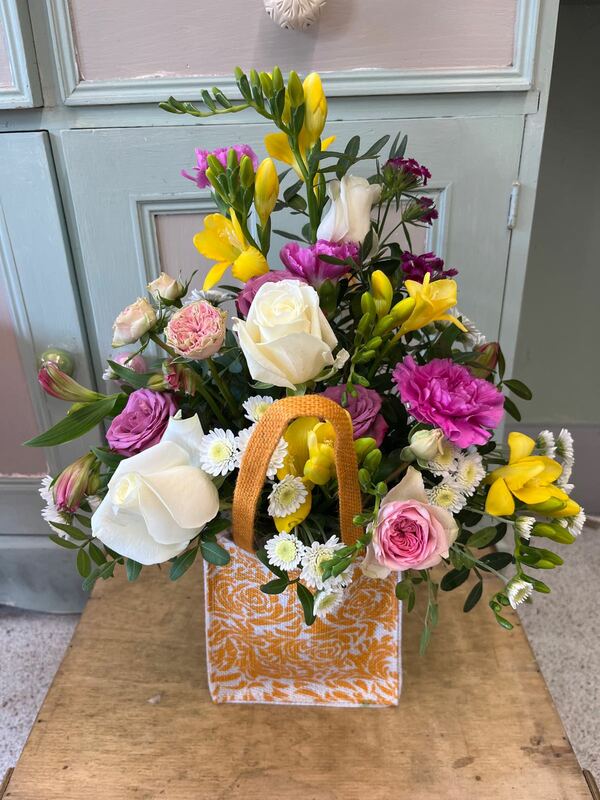 Flowers delivered to customer