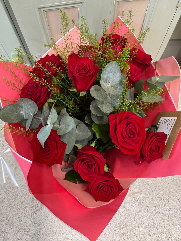 Flowers delivered to customer