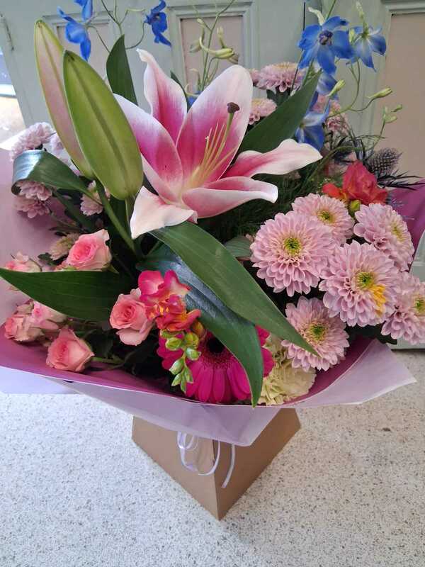 Flowers delivered to customer