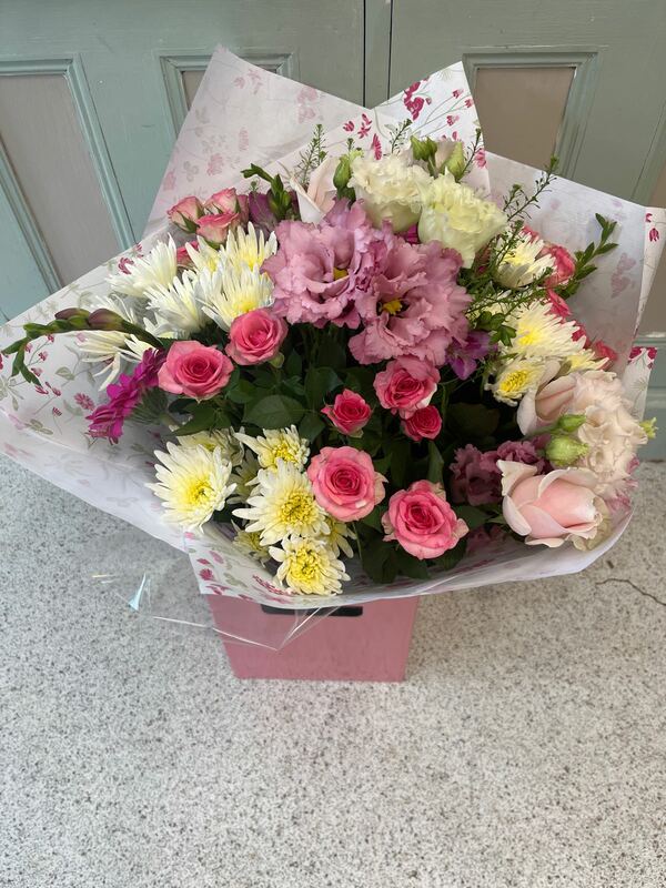 Flowers delivered to customer