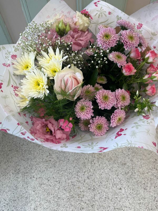 Flowers delivered to customer