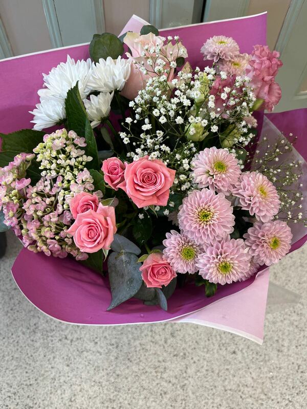 Flowers delivered to customer