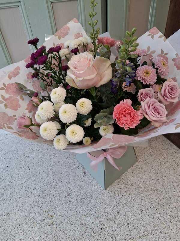 Flowers delivered to customer