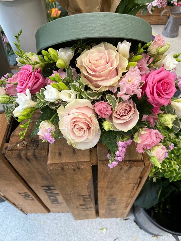 Flowers delivered to customer