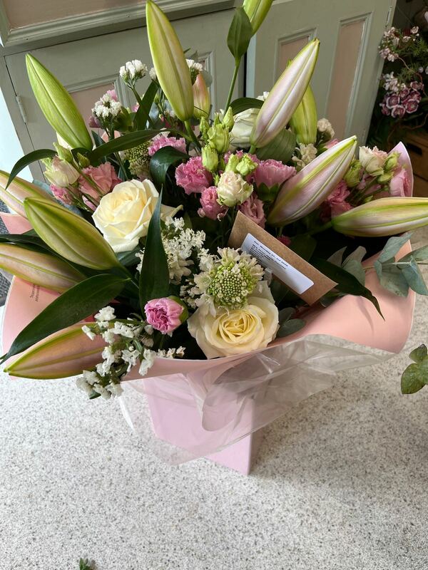 Flowers delivered to customer