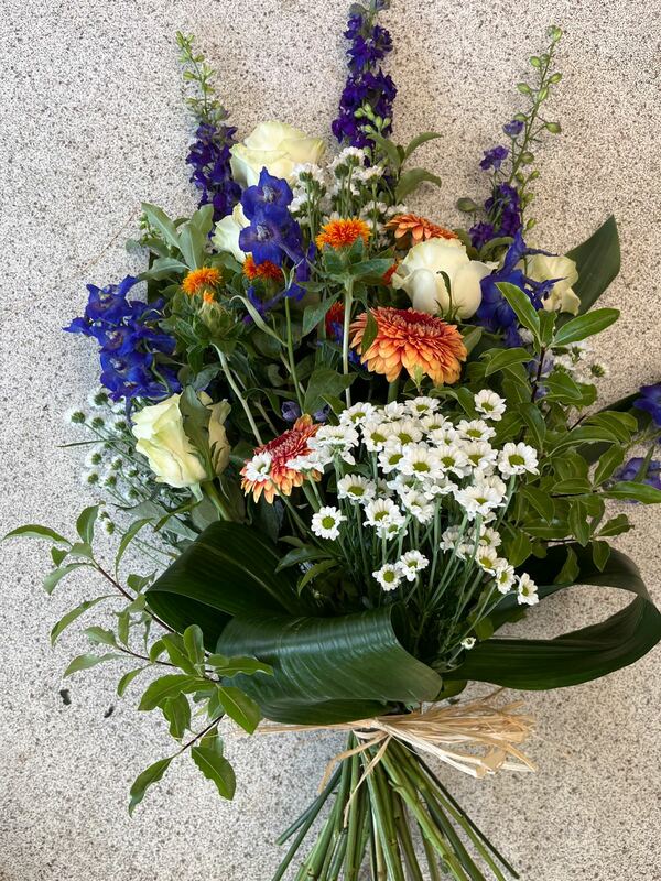 Flowers delivered to customer