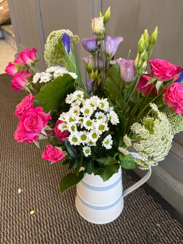 Flowers delivered to customer