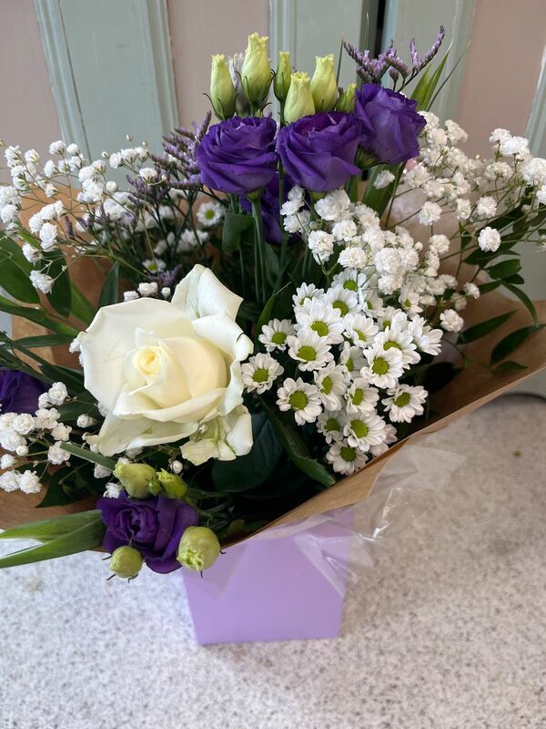 Flowers delivered to customer