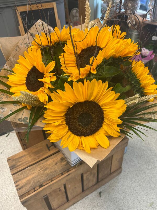 Flowers delivered to customer