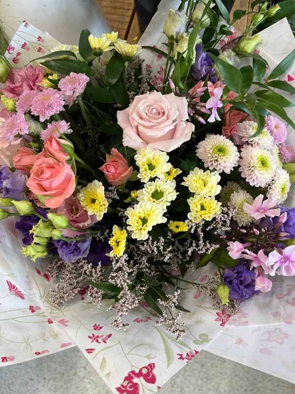 Flowers delivered to customer