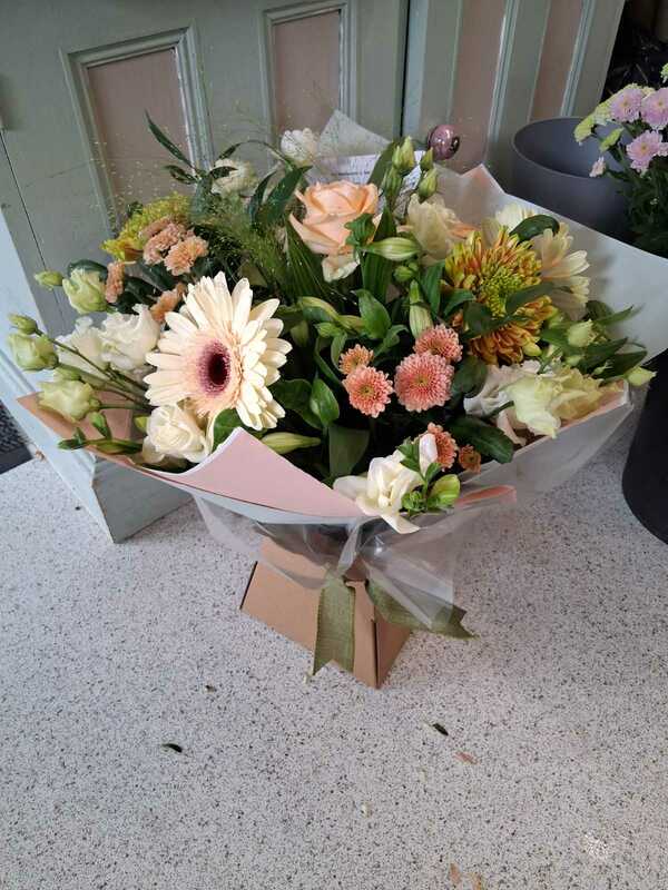 Flowers delivered to customer