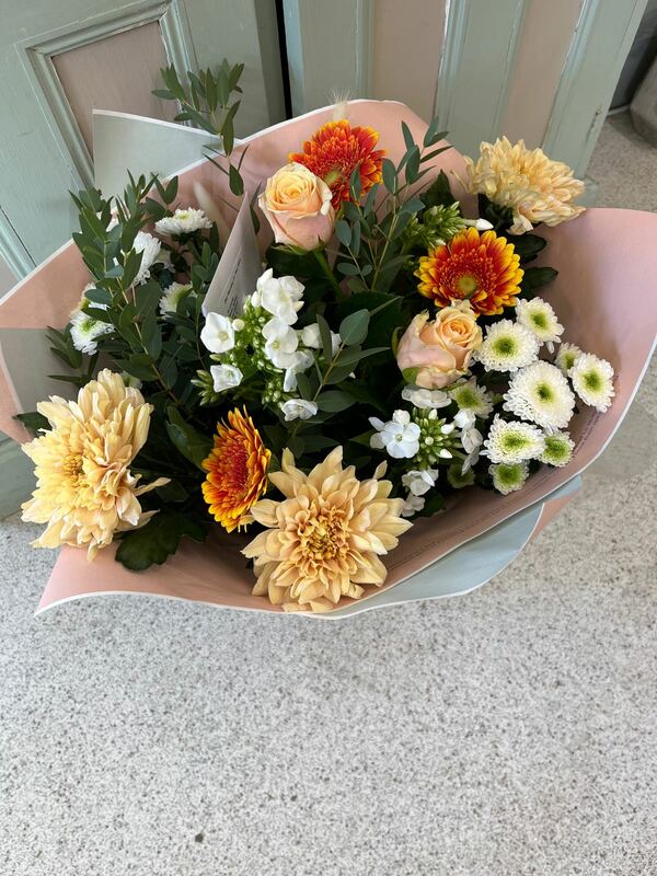 Flowers delivered to customer