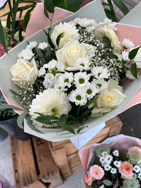 Flowers delivered to customer
