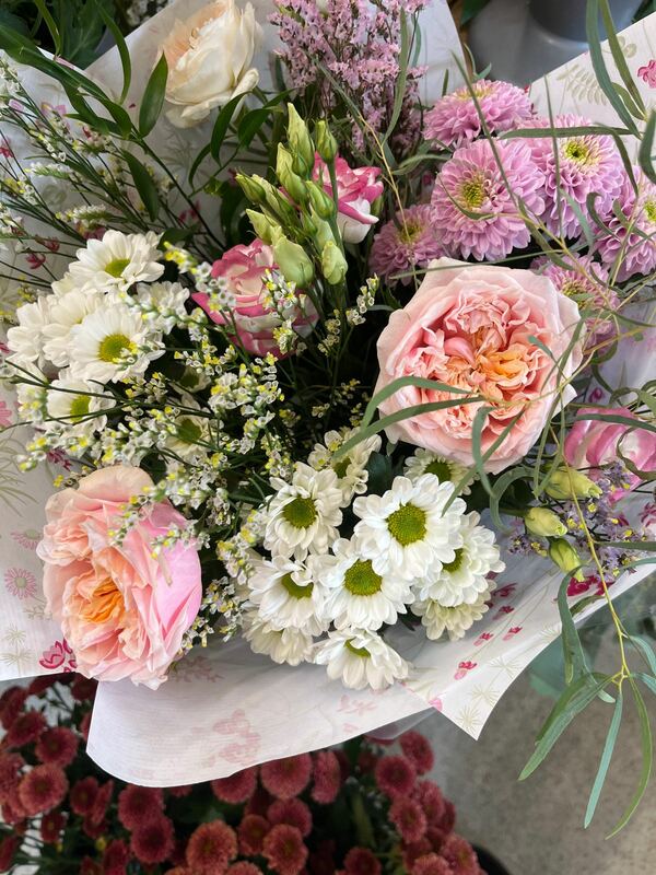 Flowers delivered to customer