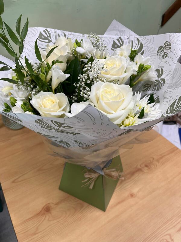 Flowers delivered to customer