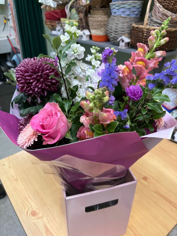Flowers delivered to customer
