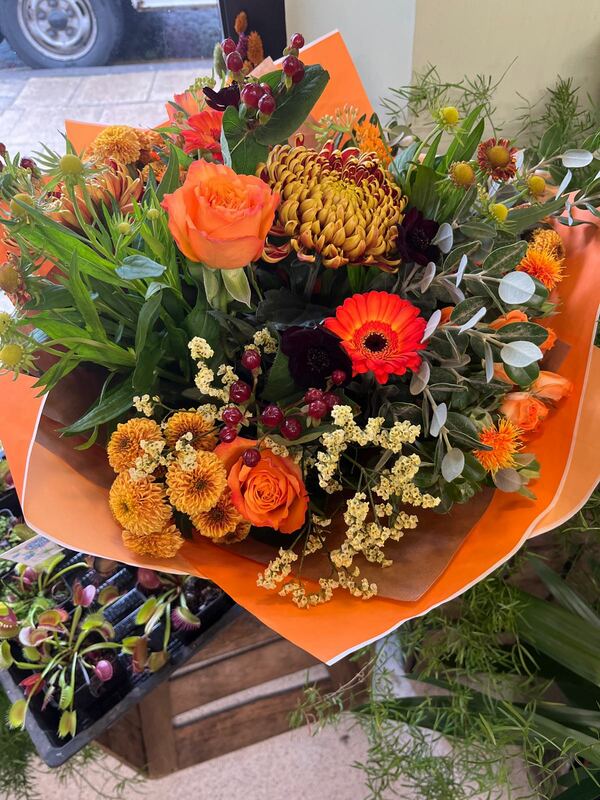 Flowers delivered to customer