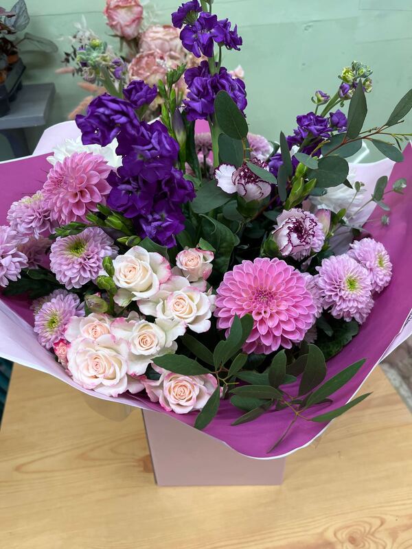 Flowers delivered to customer