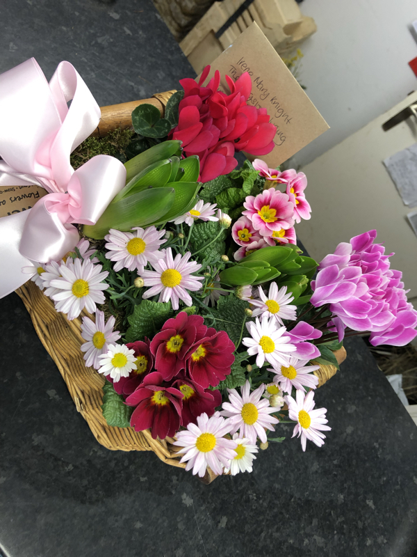Flowers delivered to customer