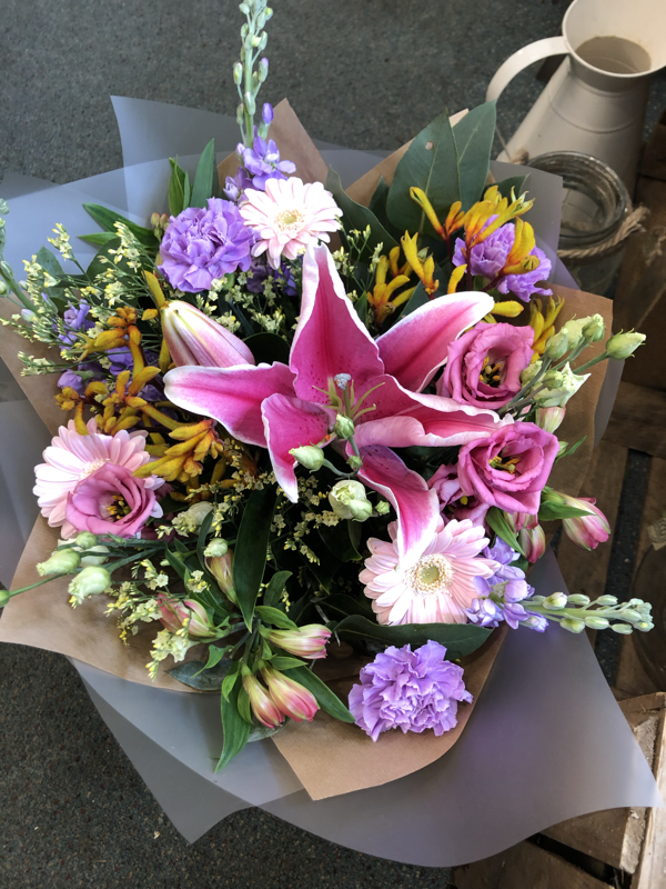 Flowers delivered to customer