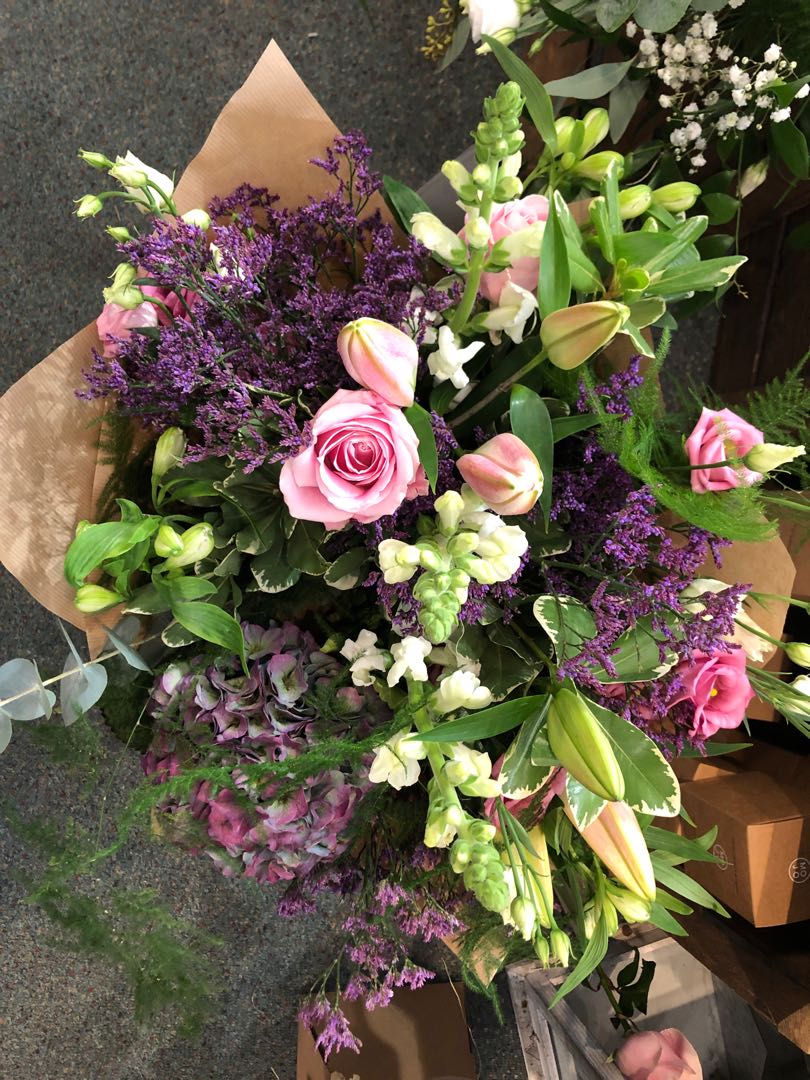 Flowers delivered to customer