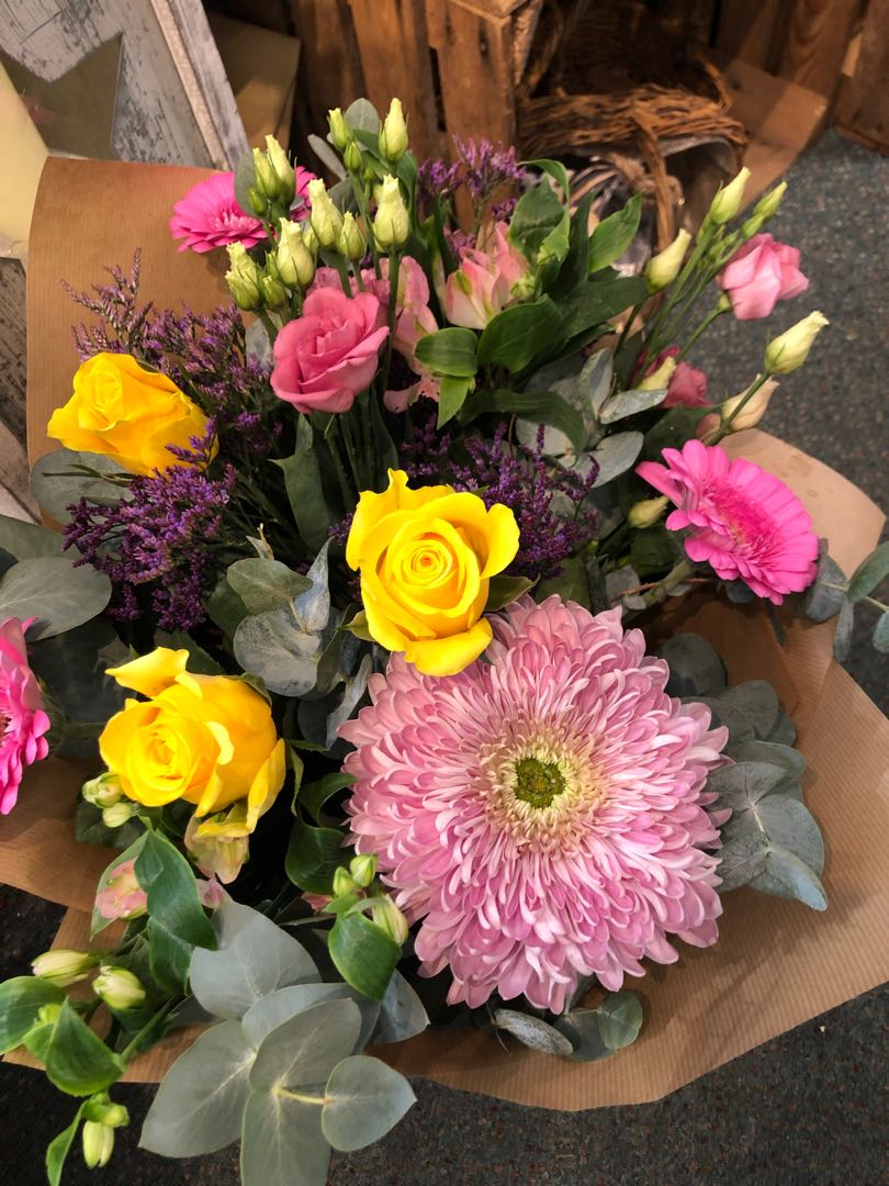 Flowers delivered to customer