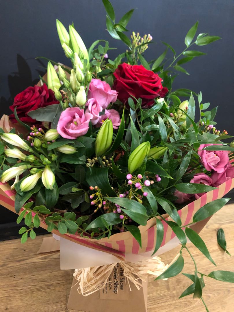 Flowers delivered to customer
