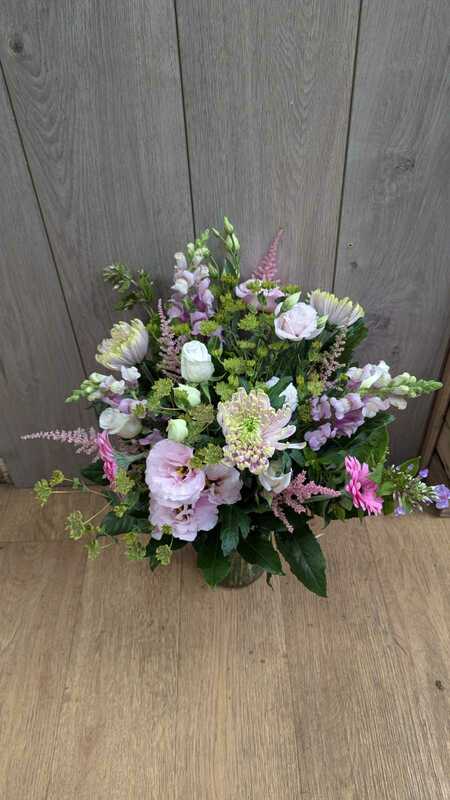 Flowers delivered to customer