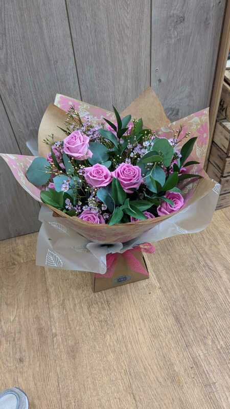 Flowers delivered to customer