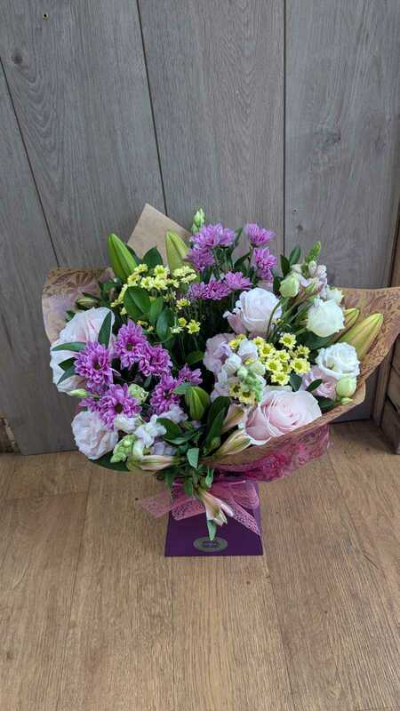 Flowers delivered to customer