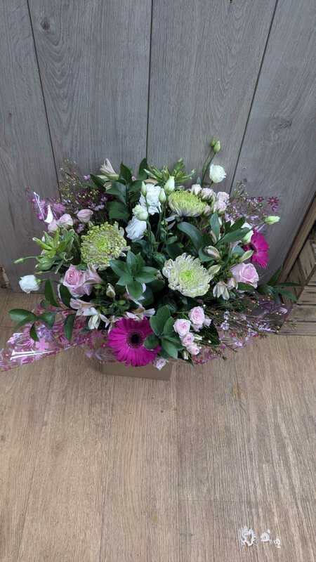 Flowers delivered to customer