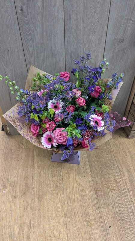 Flowers delivered to customer