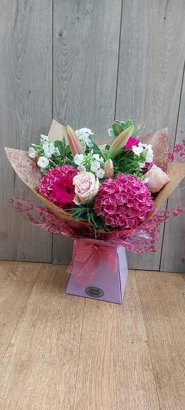 Flowers delivered to customer