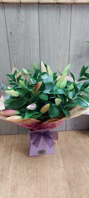Flowers delivered to customer