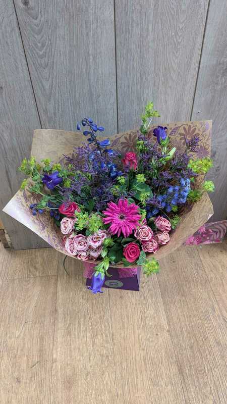 Flowers delivered to customer