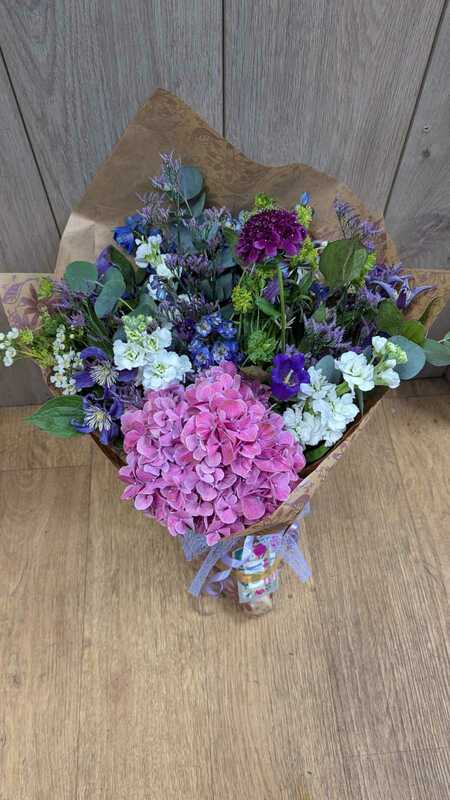 Flowers delivered to customer