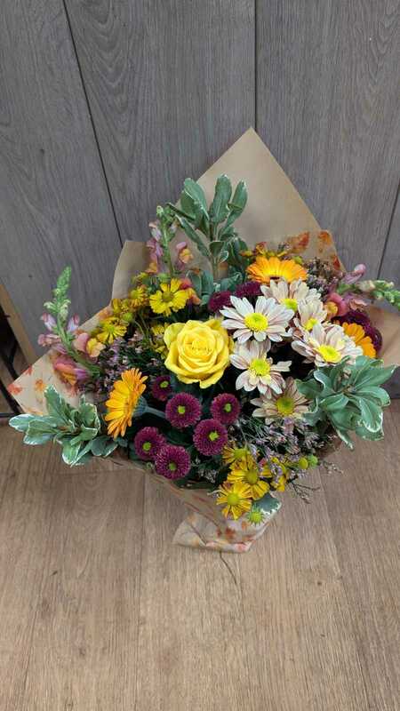 Flowers delivered to customer