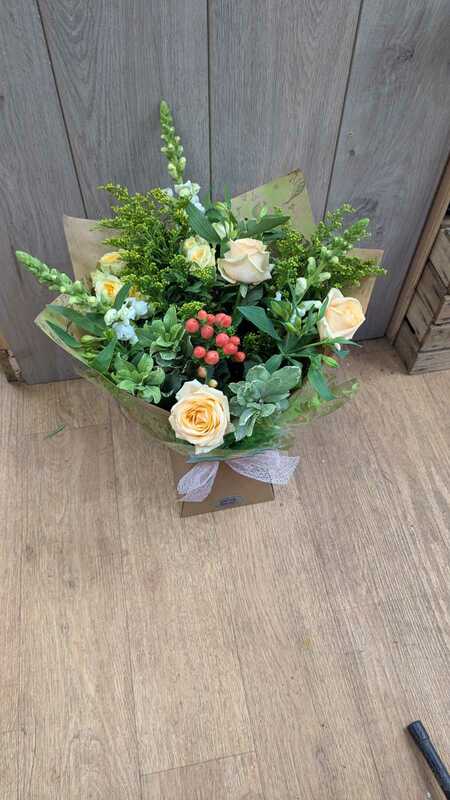 Flowers delivered to customer